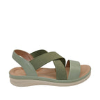 Sandalias flats Bethel para mujer color verde