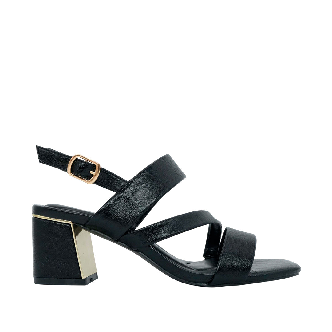 Sandalias de tacón Esperanza para mujer color negro