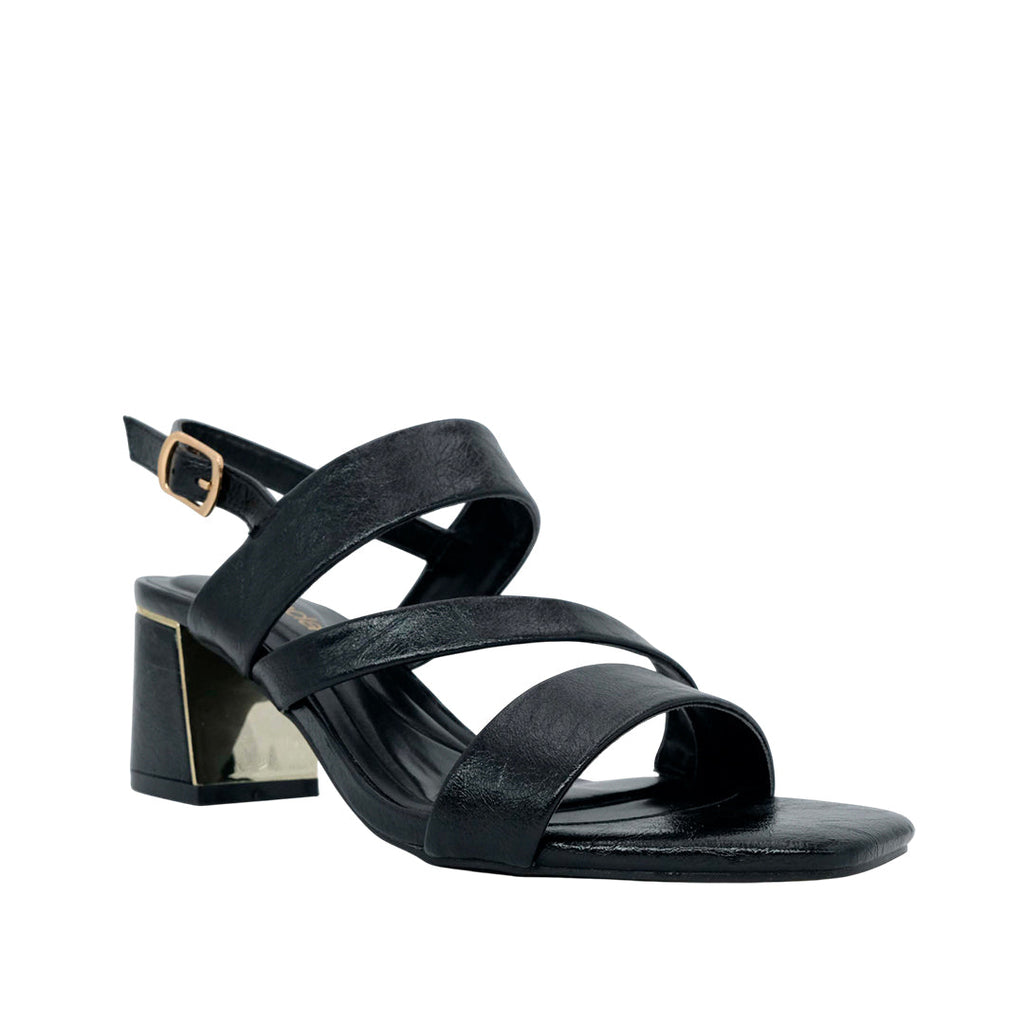 Sandalias de tacón Esperanza para mujer color negro