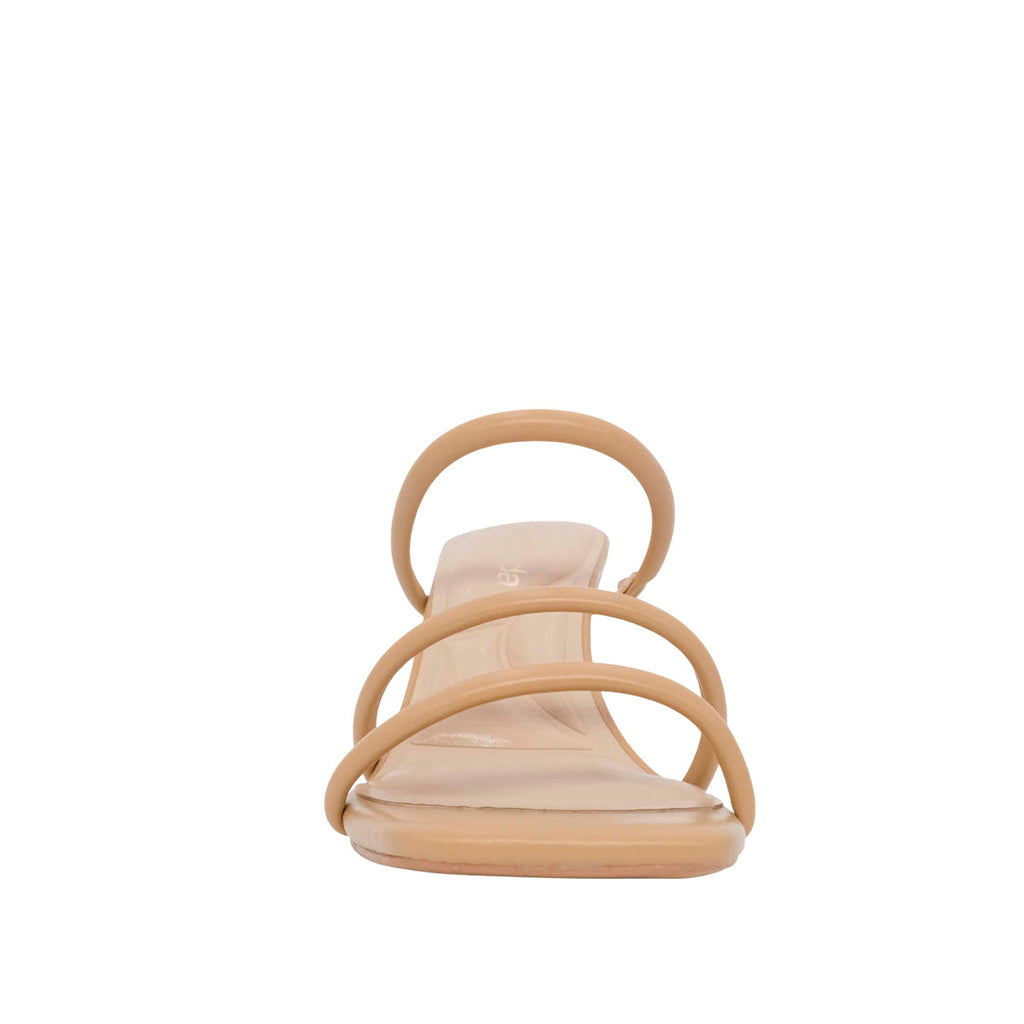Sandalias de cuña Karla para mujer color beige