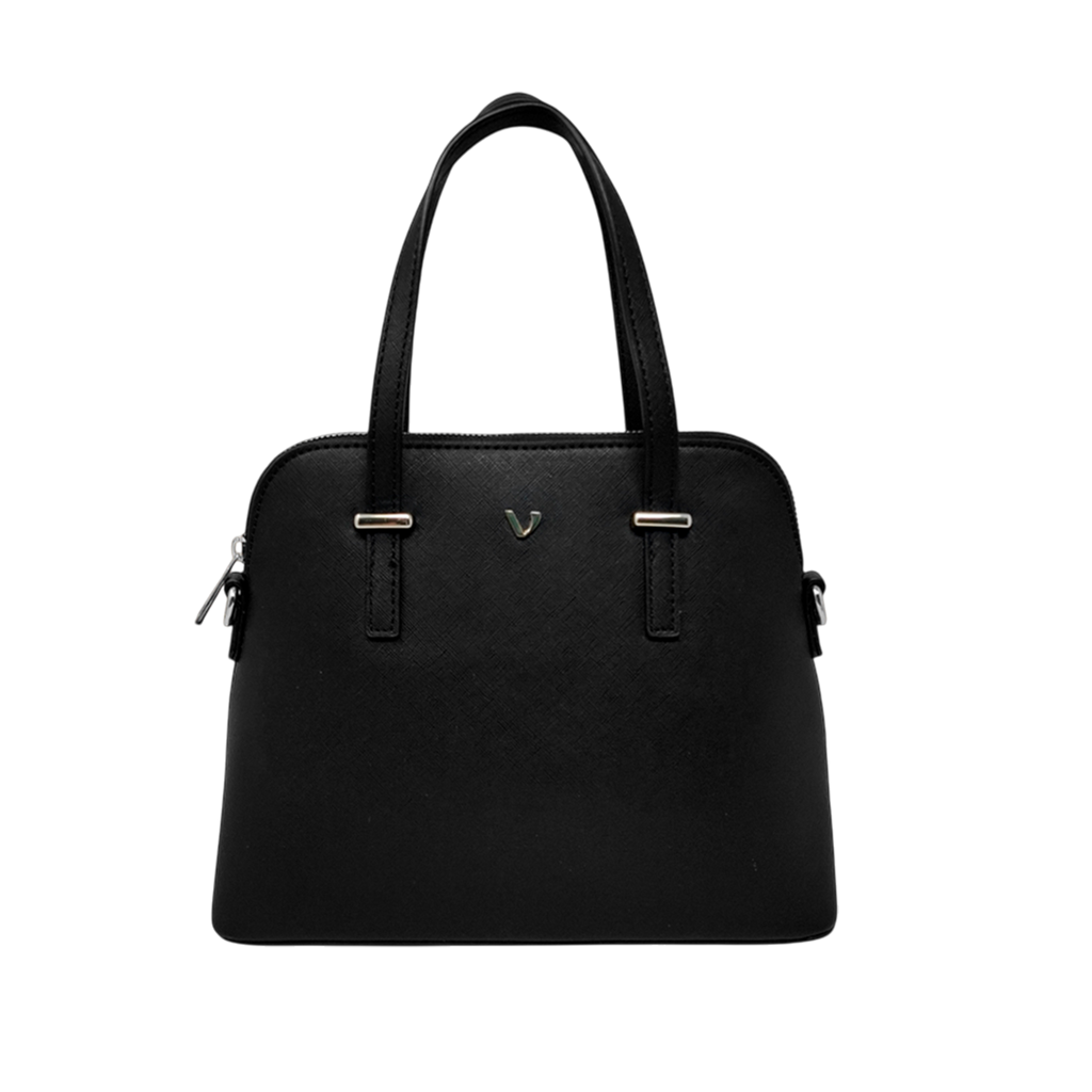 Cartera Satchel Paola para mujer color negro