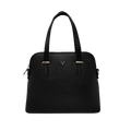 Cartera Satchel Paola para mujer color negro