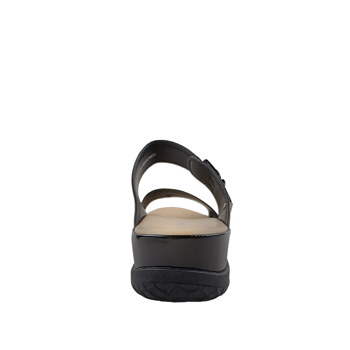 Sandalias flats Gladys para mujer color negro