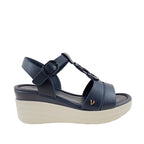 Sandalias de plataforma Jacky para mujer color navy