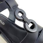 Sandalias de plataforma Jacky para mujer color navy