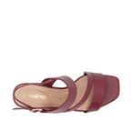 Sandalias de tacón Esperanza para mujer color rojo