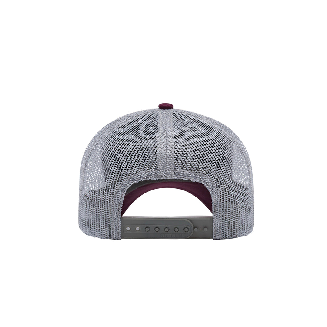 Gorra Trucker 2D Logo unisex color vino