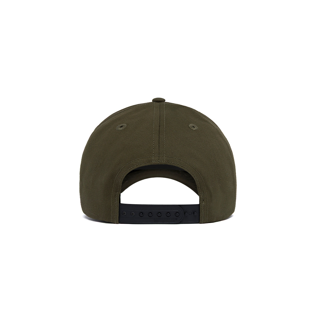 Gorra Patch unisex color olivo