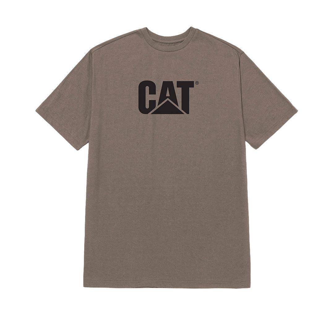 Camiseta Cat Logo para hombre color café