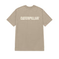 Camiseta Caterpillar Logo para hombre color beige