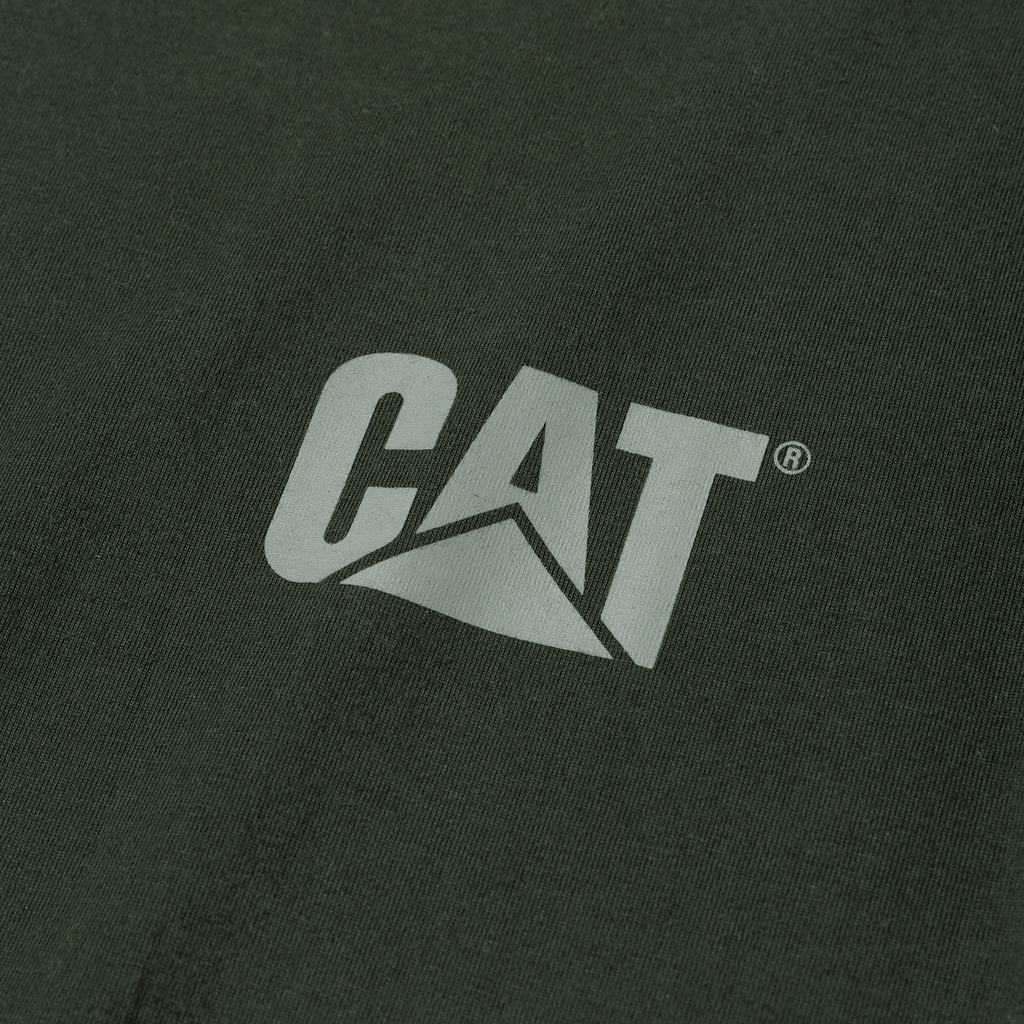 Camiseta Caterpillar para hombre color verde