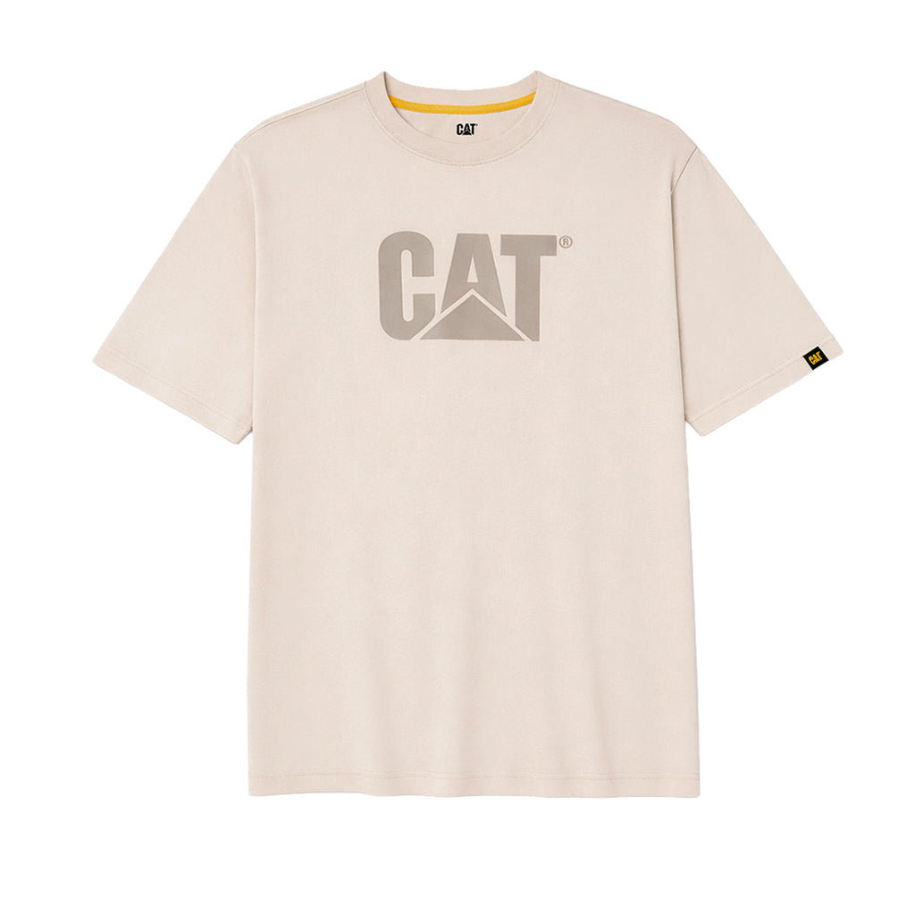Camiseta Caterpillar para hombre color crema