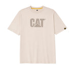 Camiseta Caterpillar para hombre color crema