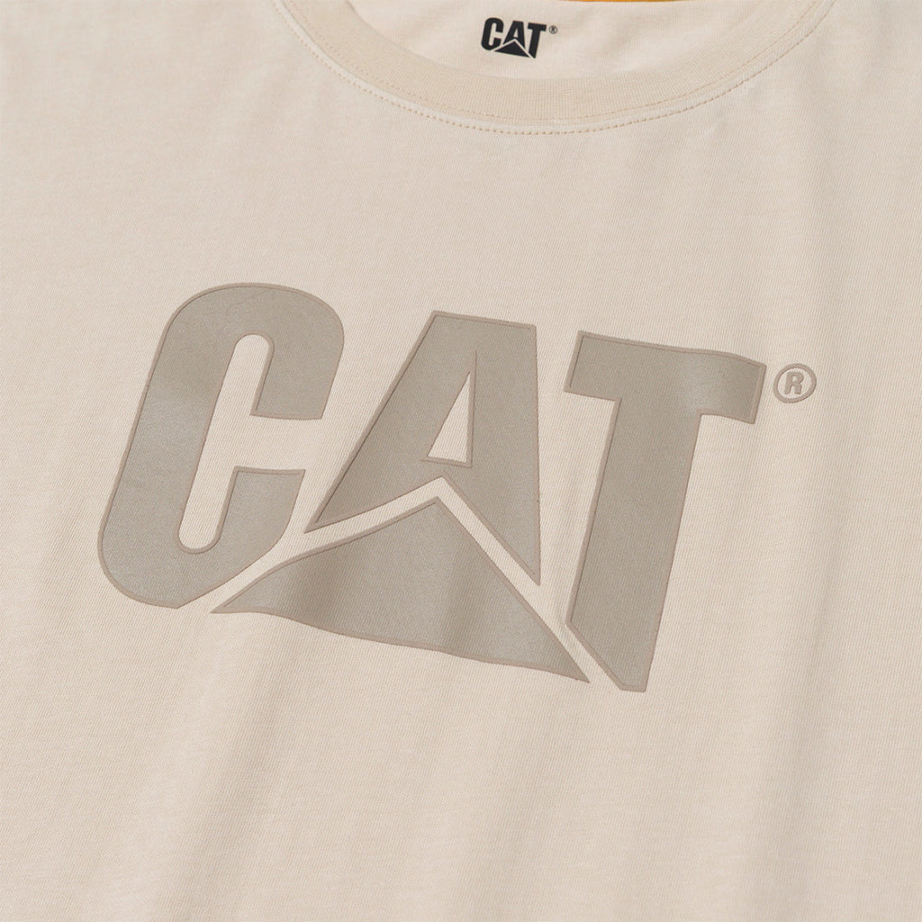 Camiseta Caterpillar para hombre color crema