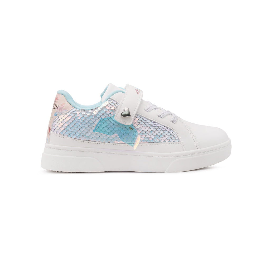 Sneakers Sirenita blanco para Niña